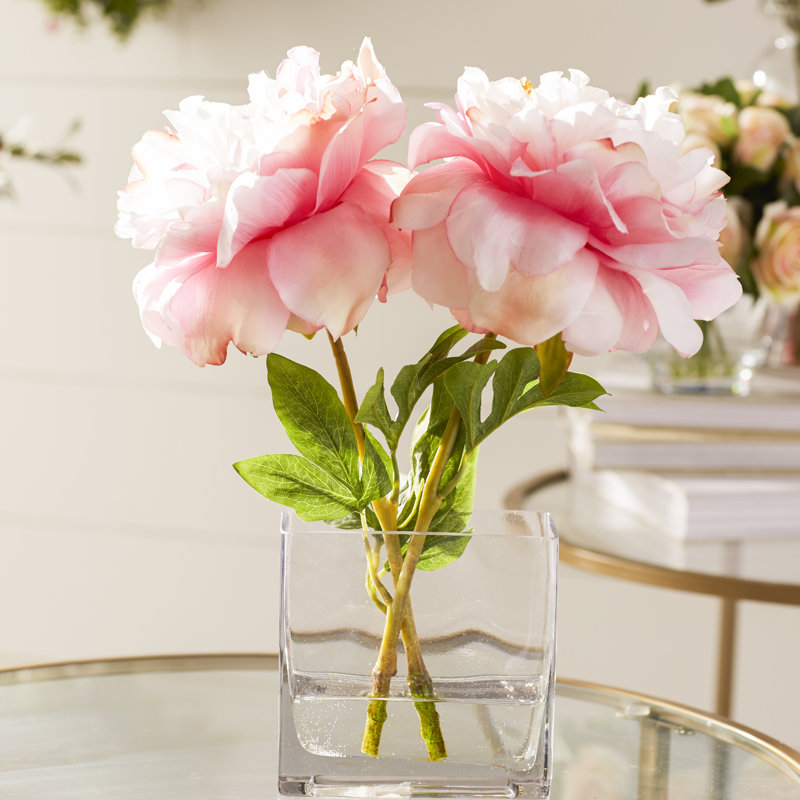 Creative Displays, Inc. Faux Pink Peony & Reviews Wayfair